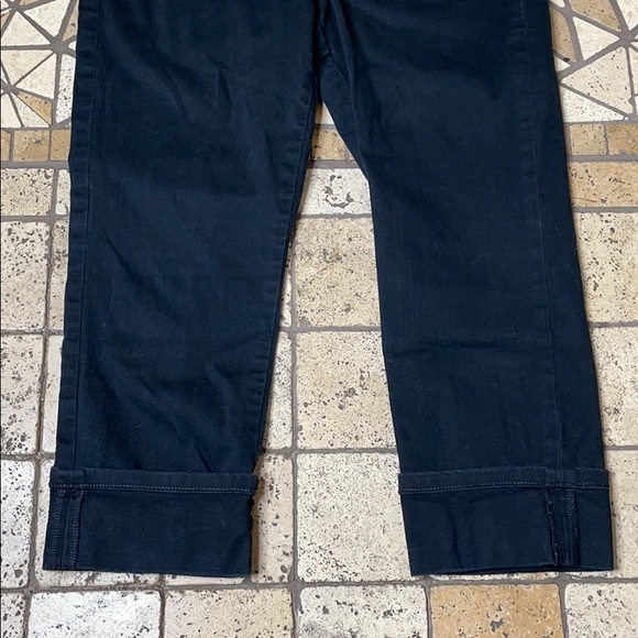 NYDJ Dayla Bottom Cuff Mid Rise Capri Jeans 4P - Picture 13 of 15